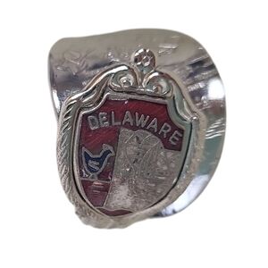 Delaware Vintage Souvenir Spoon Collectible Ring